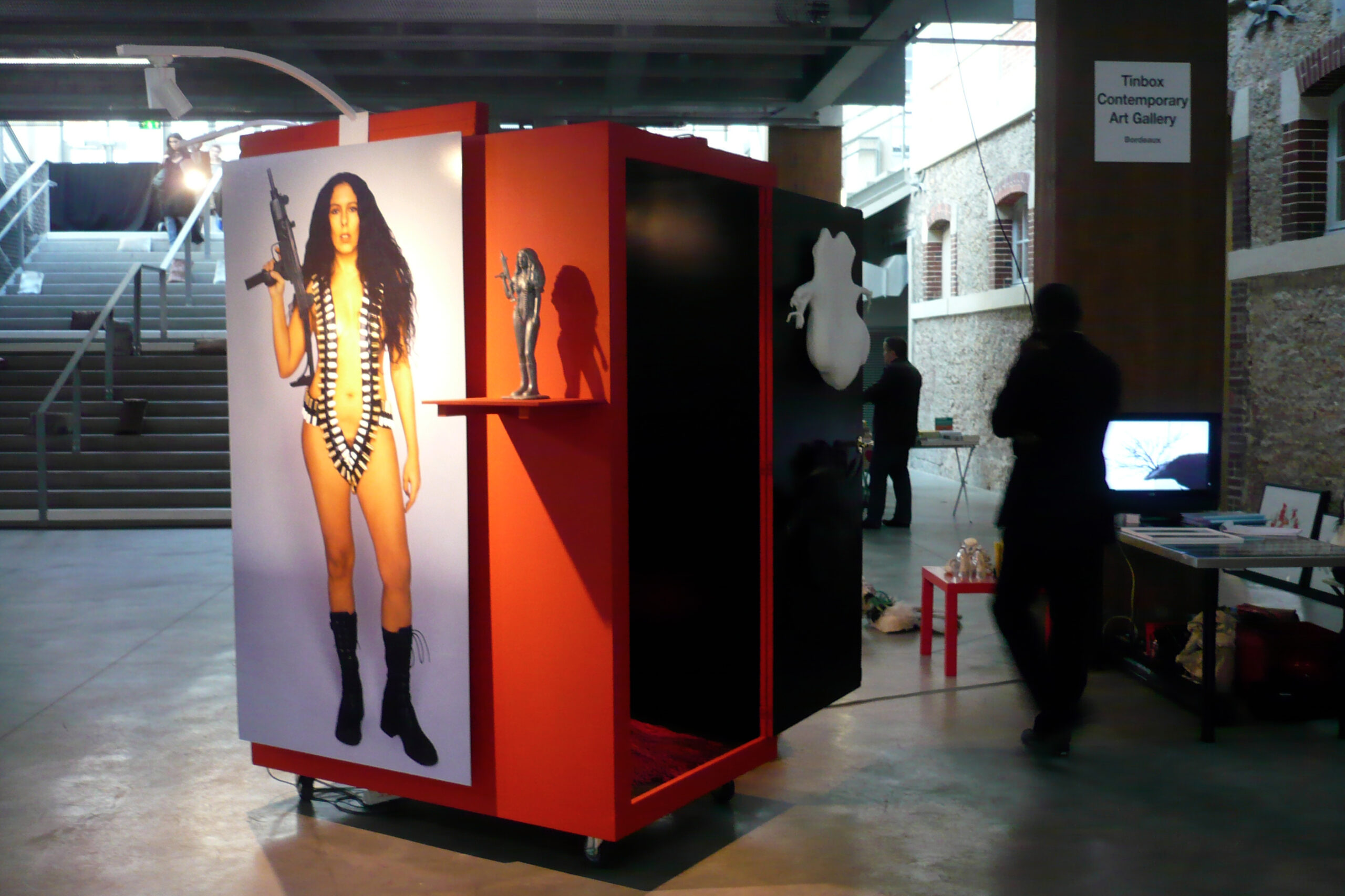 Tinbox #3 – Exposition Rustha Luna Pozzi-Escot, Anne-Marie Durou, Slick Art Fair, Paris 2009